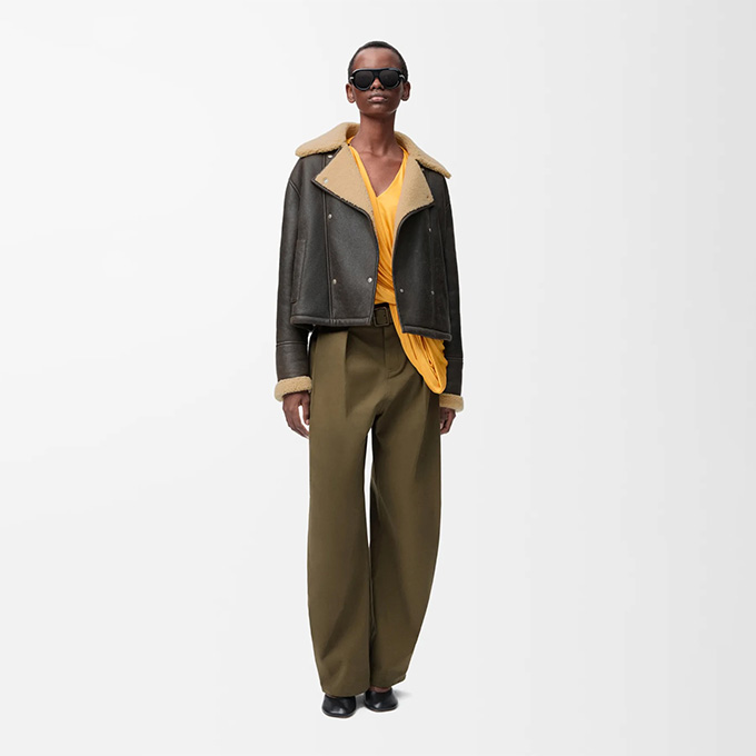 9a+ quality loewe green cargo long trousers